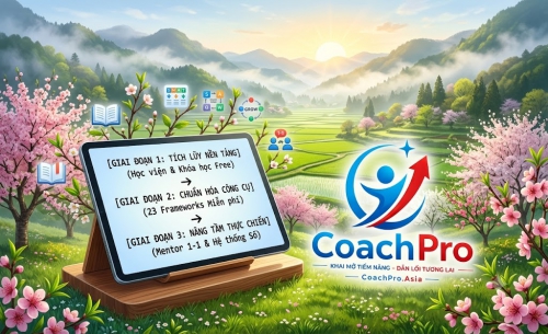 LỘ TRÌNH VÀNG CHO COACH MỚI - HÀNH TRÌNH TRỞ THÀNH COACH CHUYÊN NGHIỆP