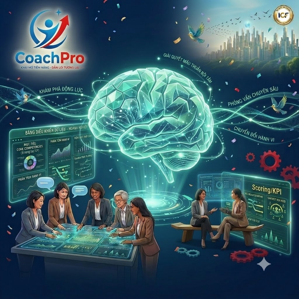 Sức Mạnh Cộng Hưởng Từ Bộ Não AI Trên Nền Tảng Coaching Platform Pro
