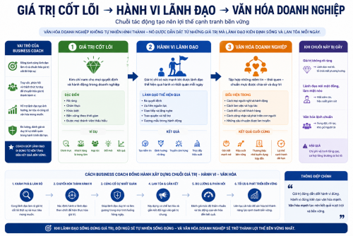 Business Coaching và chuyển đổi văn hóa doanh nghiệp: Bắt đầu từ lãnh đạo