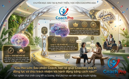 Đột Phá Phiên Khai Vấn Bằng Khoa Học Não Bộ :Lộ Trình 3 Cấp Độ Tại Học Viện CoachPro Á Châu