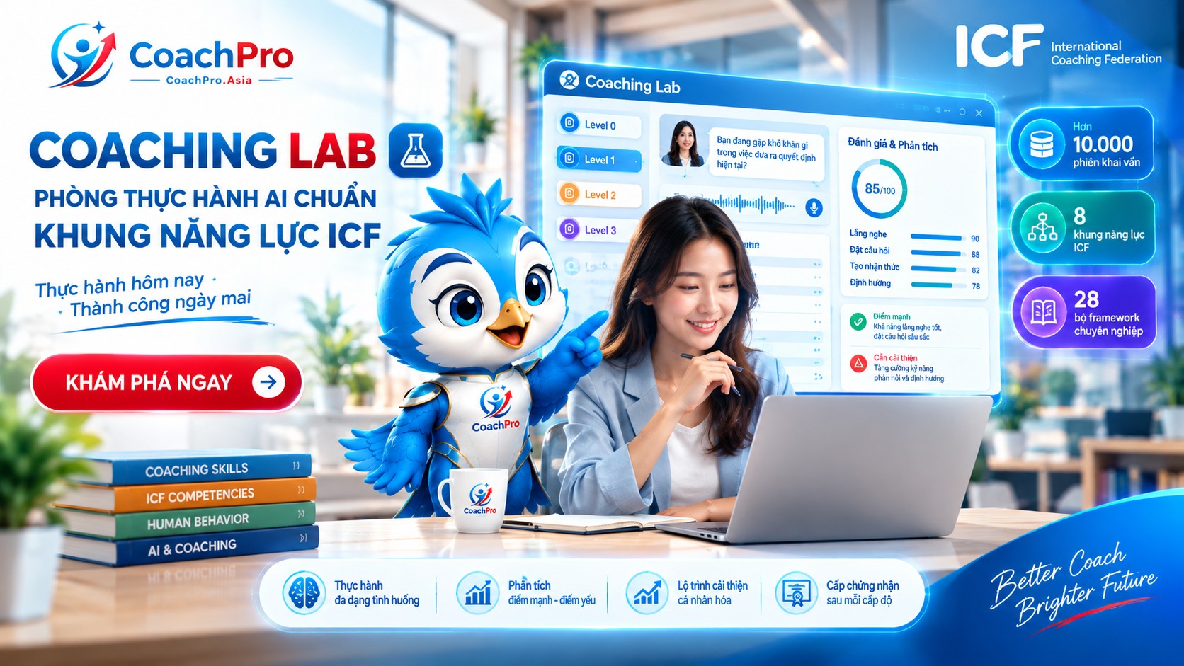 CoachPro.Asia ra mắt Coaching Lab – Phòng thực hành AI chuẩn khung năng lực ICF