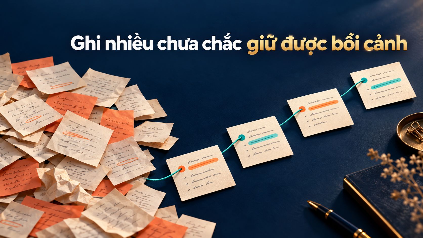 Session Notes giúp kết nối các điểm quan trọng qua nhiều phiên Coaching