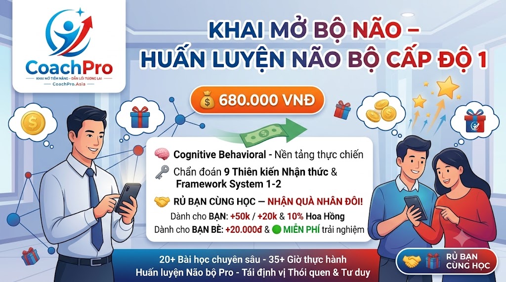 KHAI MỞ BỘ NÃO — NỀN TẢNG HUẤN LUYỆN NÃO BỘ