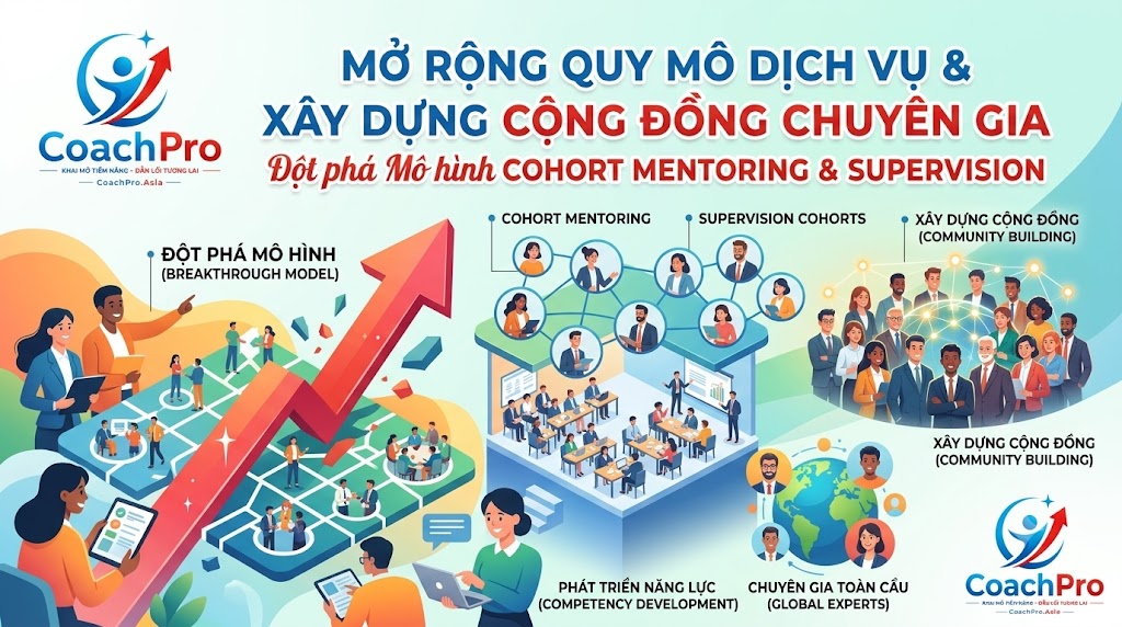 Mô hình Cohort Mentoring: Nhân bội Tầm ảnh hưởng & Tối ưu Chi phí
